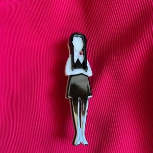 Wednesday Addams Brooch by Erstwilder